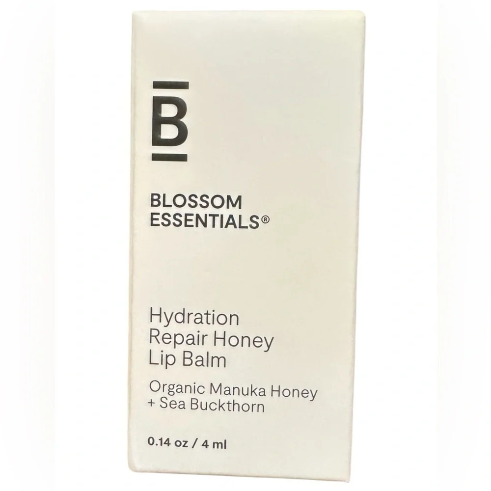 BLOSSOM ESSENTIALS ~~Hydration Repair Honey Lip Balm .14 oz 4 ml Bnib!